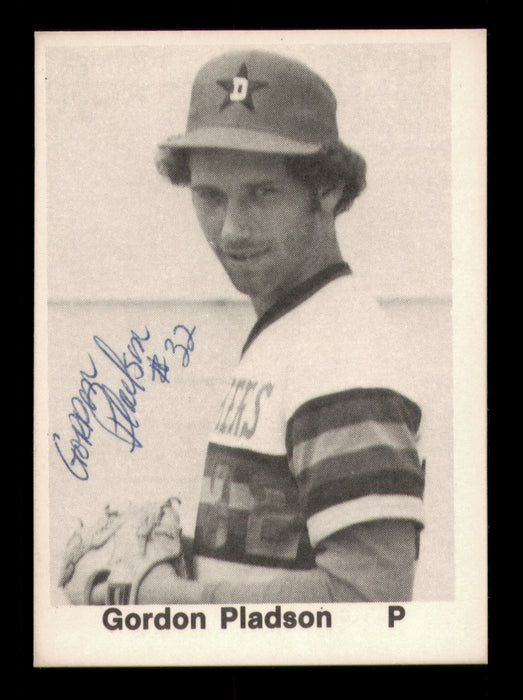 Gordon Gordie Pladson Autographed 1976 TCMA Card Dubuque Packers