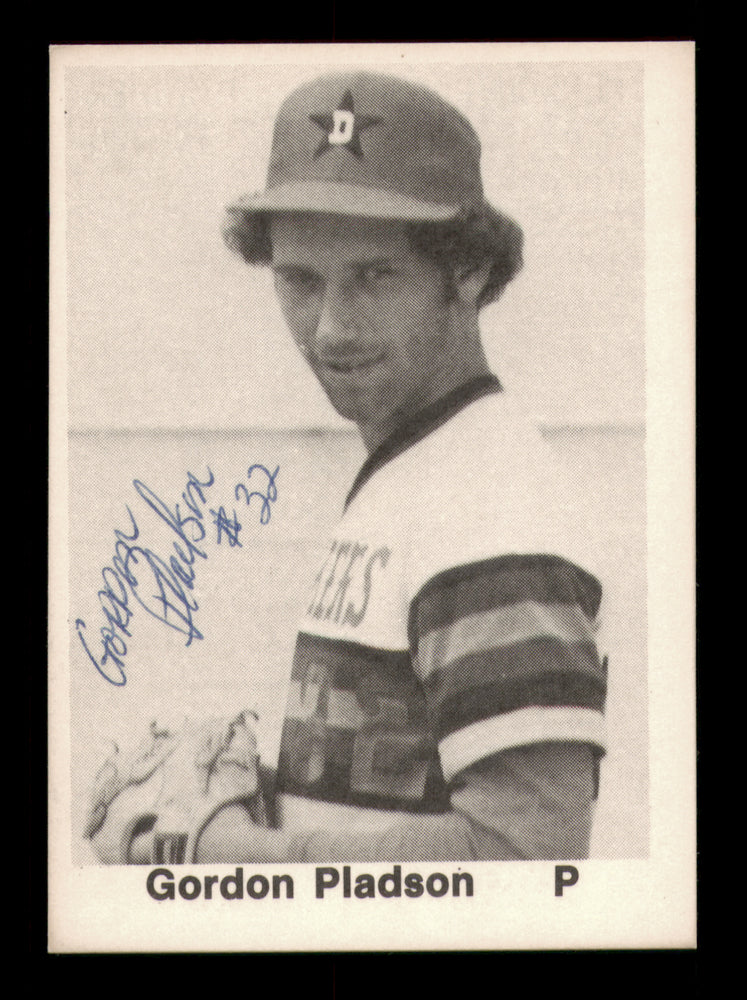 Gordon Gordie Pladson Autographed 1976 TCMA Card Dubuque Packers