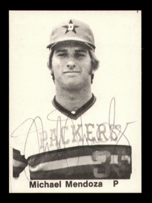 Michael Mike Mendoza Autographed 1976 TCMA Rookie Card Dubuque Packers