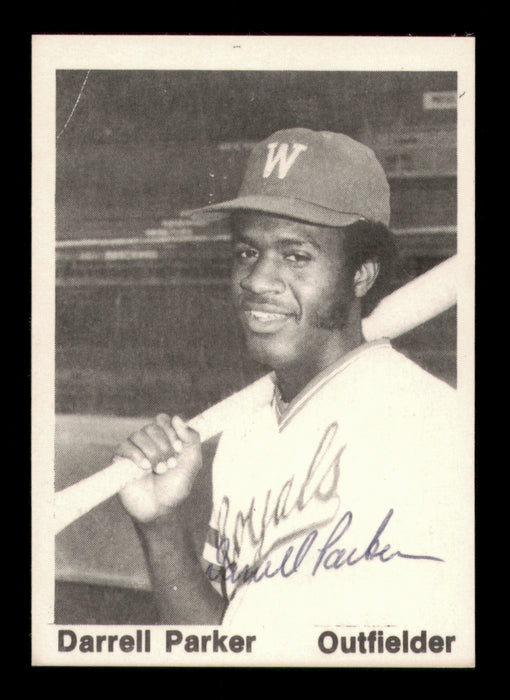 Darrell Parker Autographed 1976 TCMA Card Waterloo Royals