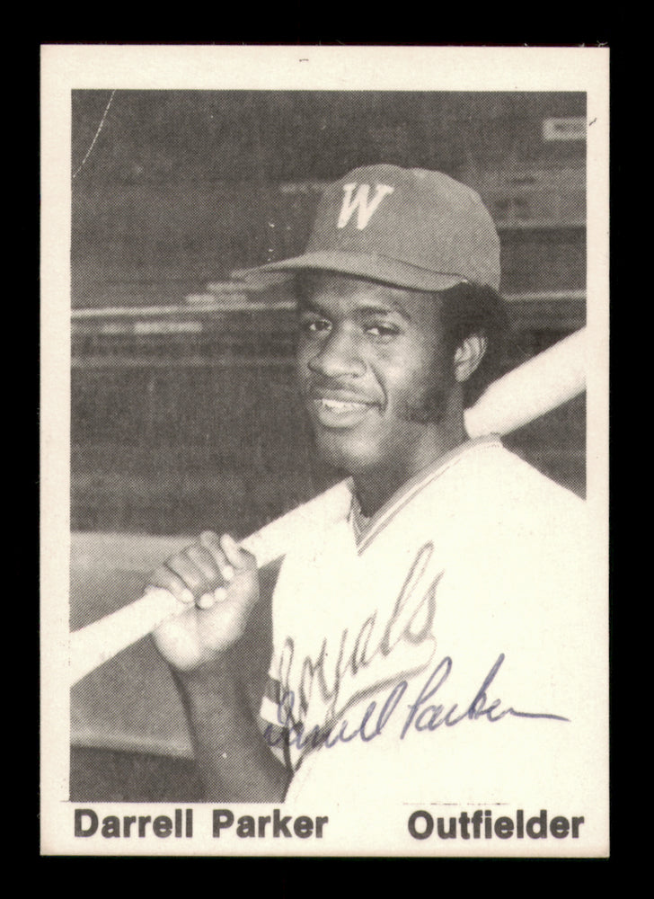 Darrell Parker Autographed 1976 TCMA Card Waterloo Royals