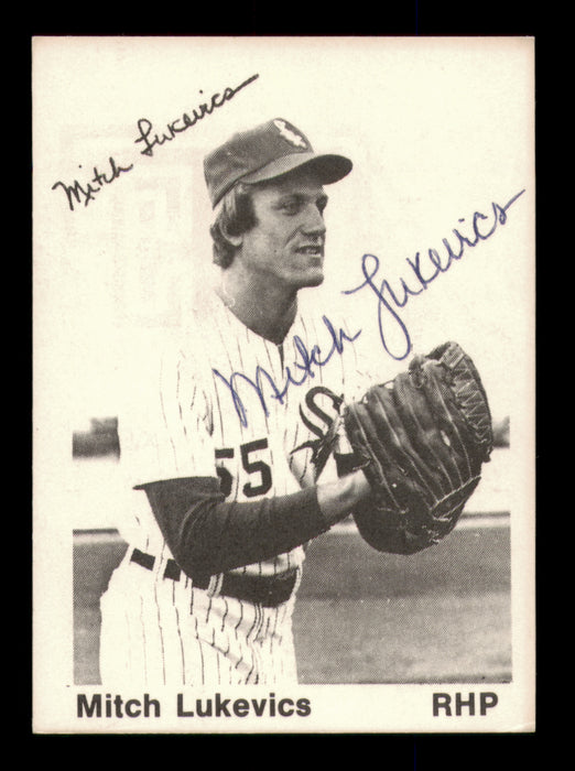 Mitch Lukevics Autographed 1976 TCMA Rookie Card Appleton Foxes
