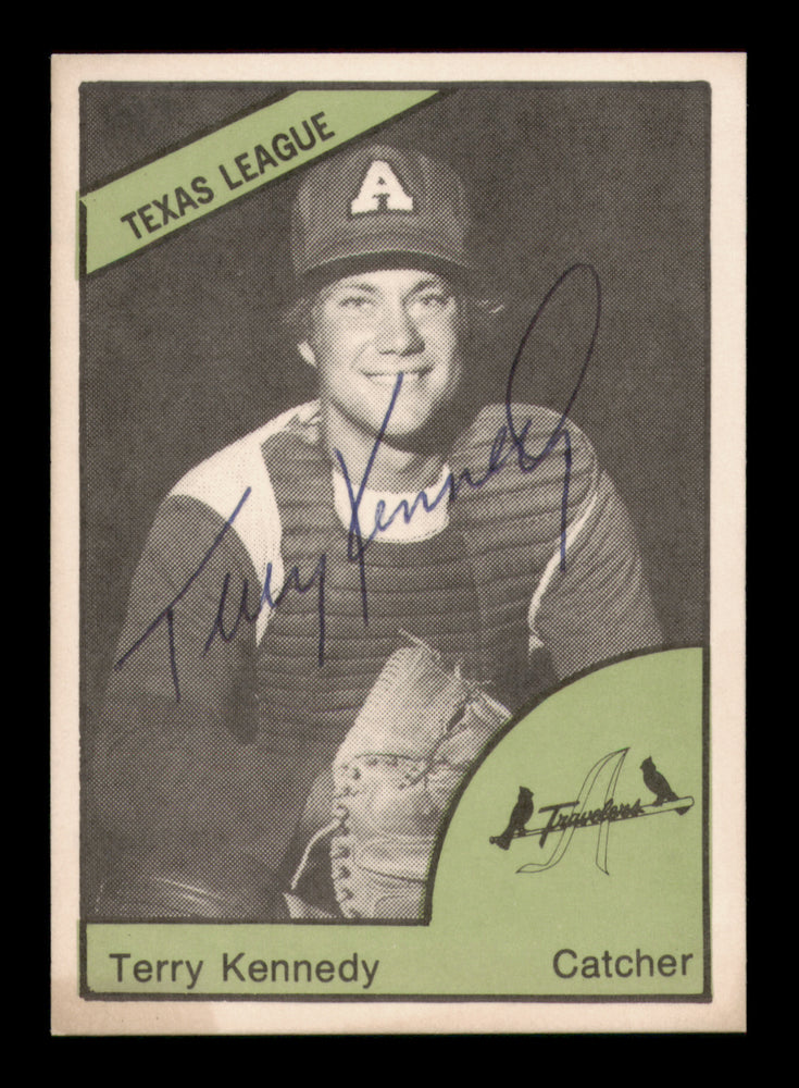 Terry Kennedy Autographed 1978 TCMA Rookie Card #11 Arkansas Travelers
