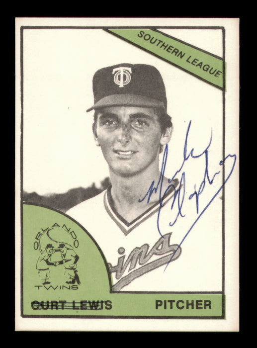 Mark Clapham Autographed 1978 TCMA Rookie Card #229 Orlando Twins