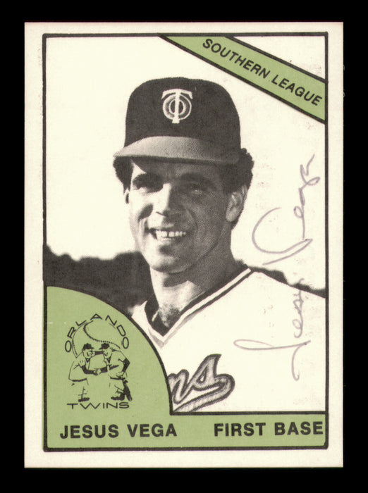 Jesus Vega Autographed 1978 TCMA Card #231 Orlando Twins