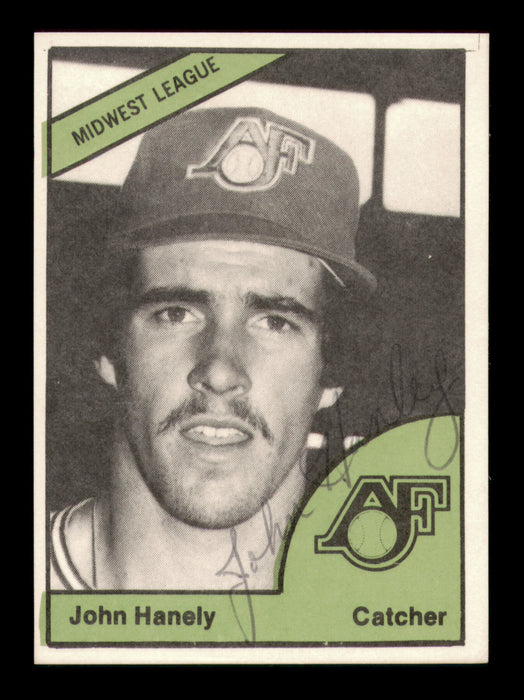John Hanely Autographed 1978 TCMA Rookie Card #345 Appleton Foxes