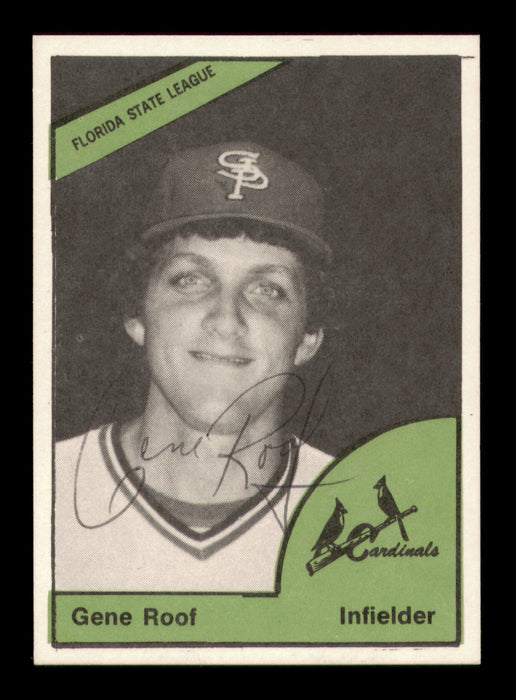 Gene Roof Autographed 1978 TCMA Rookie Card #79 St. Petersburg Cardinals