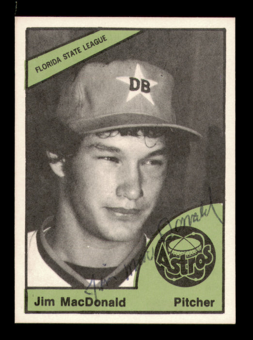 Jim MacDonald Autographed 1978 TCMA Rookie Card #51 Daytona Beach Islanders