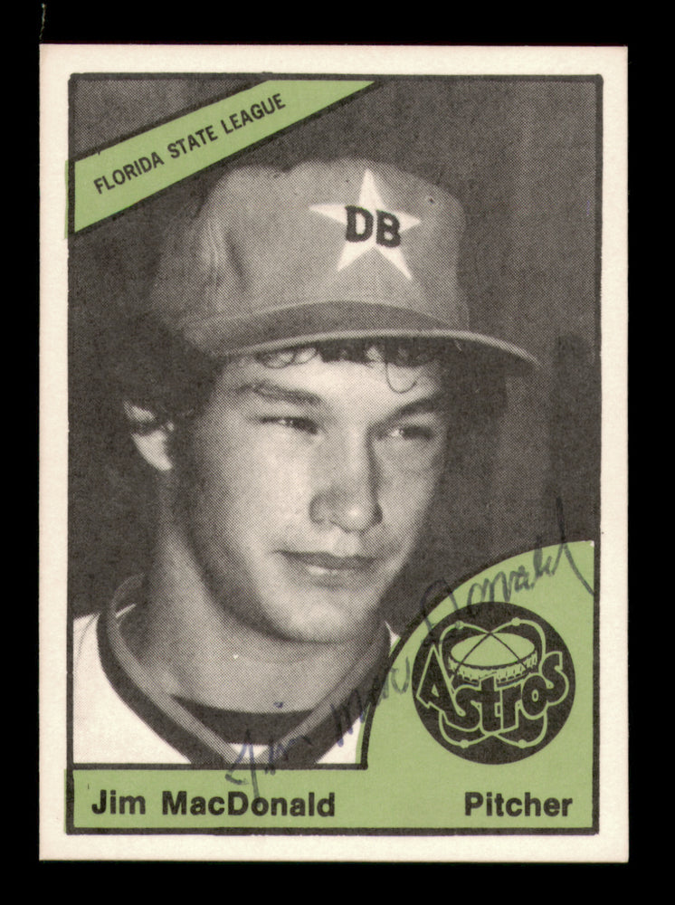 Jim MacDonald Autographed 1978 TCMA Rookie Card #51 Daytona Beach Islanders