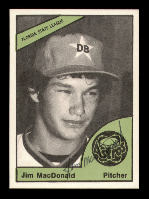 Jim MacDonald Autographed 1978 TCMA Rookie Card #51 Daytona Beach Islanders