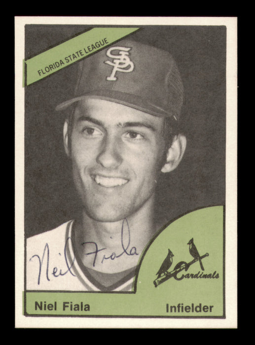 Neil Fiala Autographed 1978 TCMA Rookie Card #101 St. Petersburg Cardinals