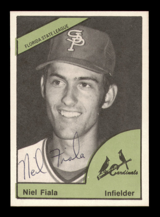 Neil Fiala Autographed 1978 TCMA Rookie Card #101 St. Petersburg Cardinals