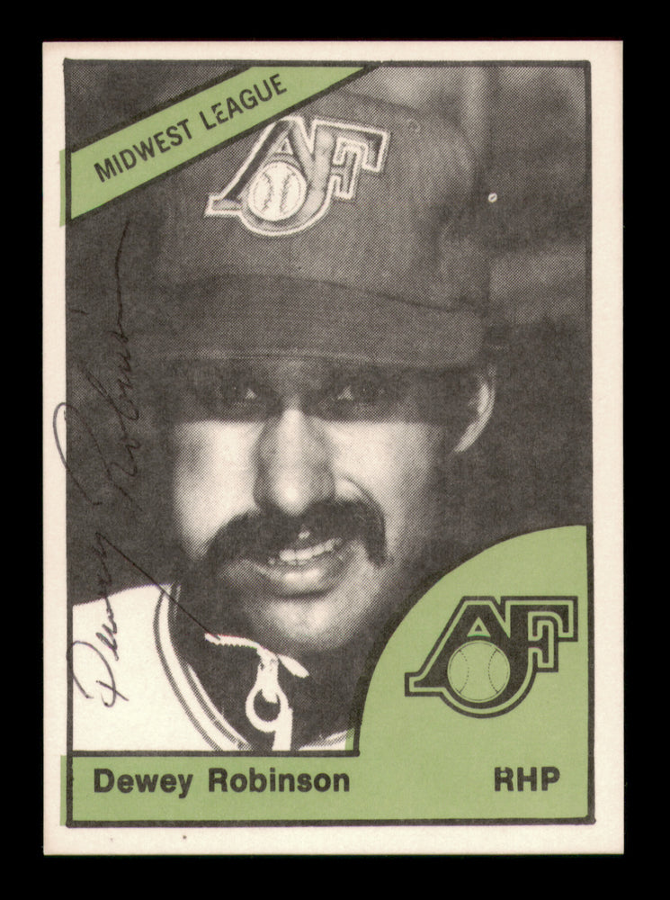 Dewey Robinson Autographed 1978 TCMA Rookie Card #335 Appleton Foxes