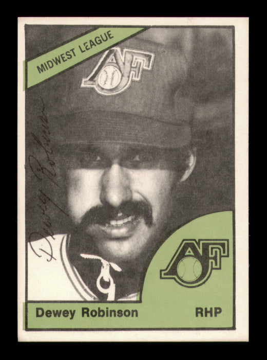 Dewey Robinson Autographed 1978 TCMA Rookie Card #335 Appleton Foxes