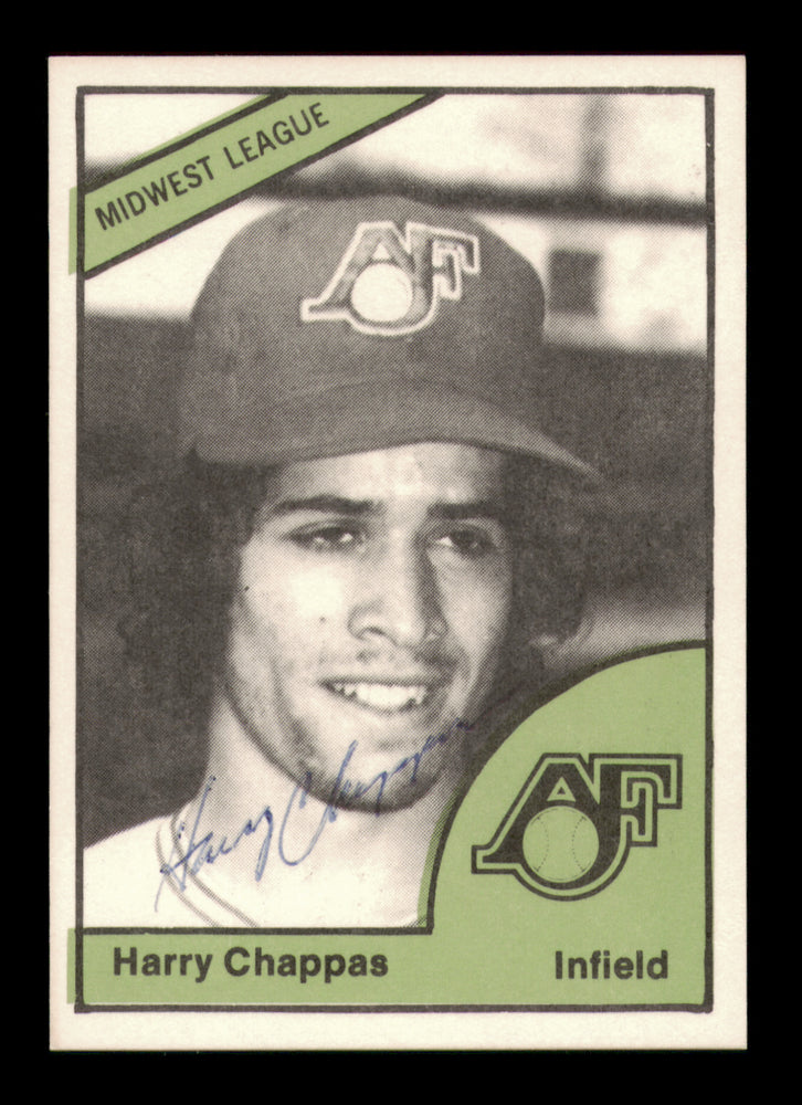 Harry Chappas Autographed 1978 TCMA Rookie Card #339 Appleton Foxes