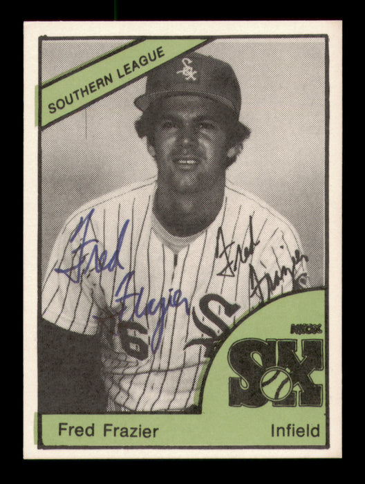 Fred Frazier Autographed 1978 TCMA Card #42 Knoxville Knox Sox