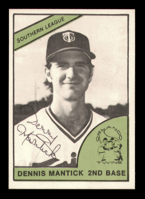 Dennis Mantick Autographed 1978 TCMA Rookie Card #230 Orlando Twins