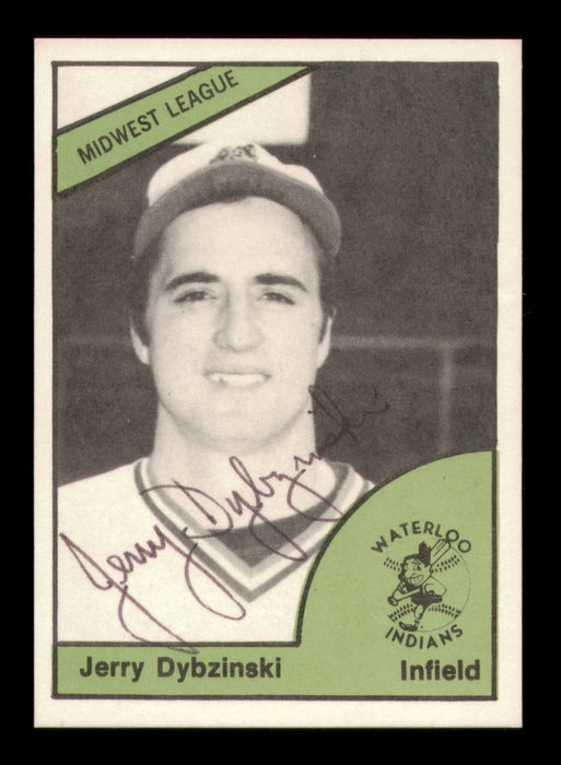 Jerry Dybzinski Autographed 1978 TCMA Rookie Card #149 Waterloo Indians