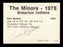 Samuel Sam Spence Autographed 1978 TCMA Card #127 Waterloo Indians