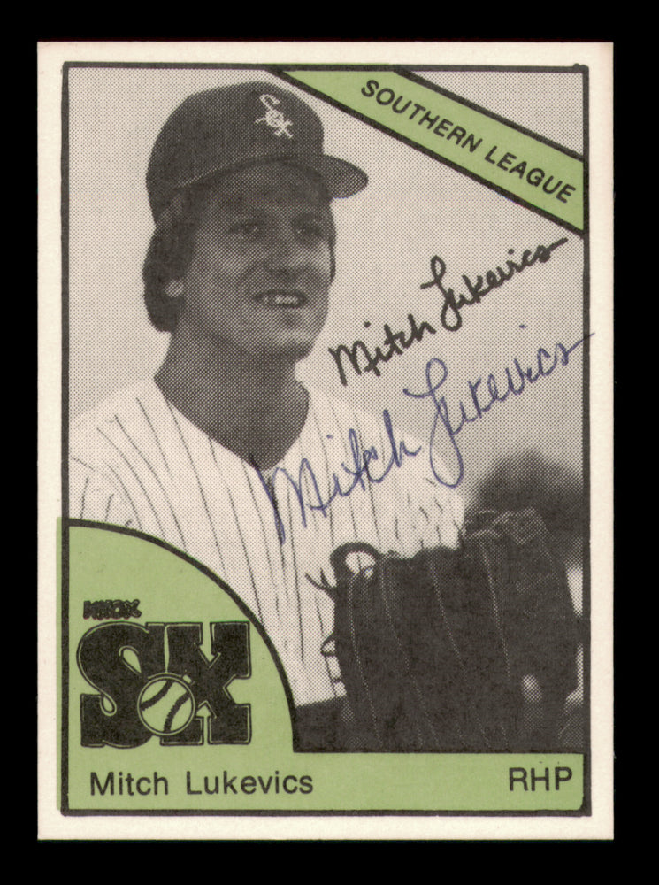 Mitch Lukevics Autographed 1978 TCMA Card #40 Knoxville Knox Sox