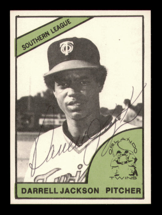 Darrell Jackson Autographed 1978 TCMA Rookie Card #222 Orlando Twins