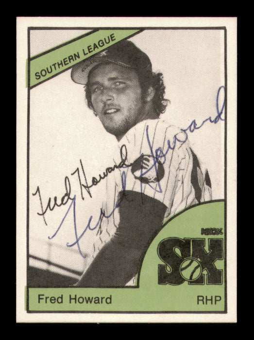 Fred Howard Autographed 1978 TCMA Card #31 Knoxville Knox Sox