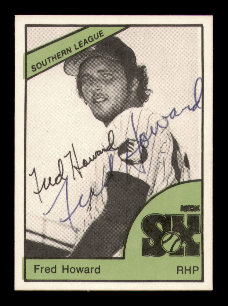 Fred Howard Autographed 1978 TCMA Card #31 Knoxville Knox Sox