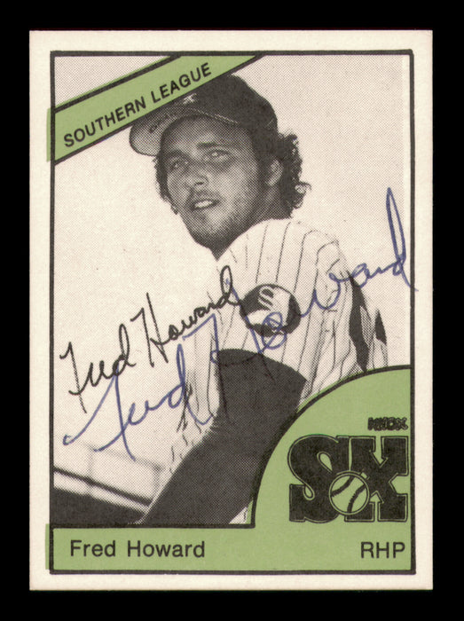 Fred Howard Autographed 1978 TCMA Card #31 Knoxville Knox Sox