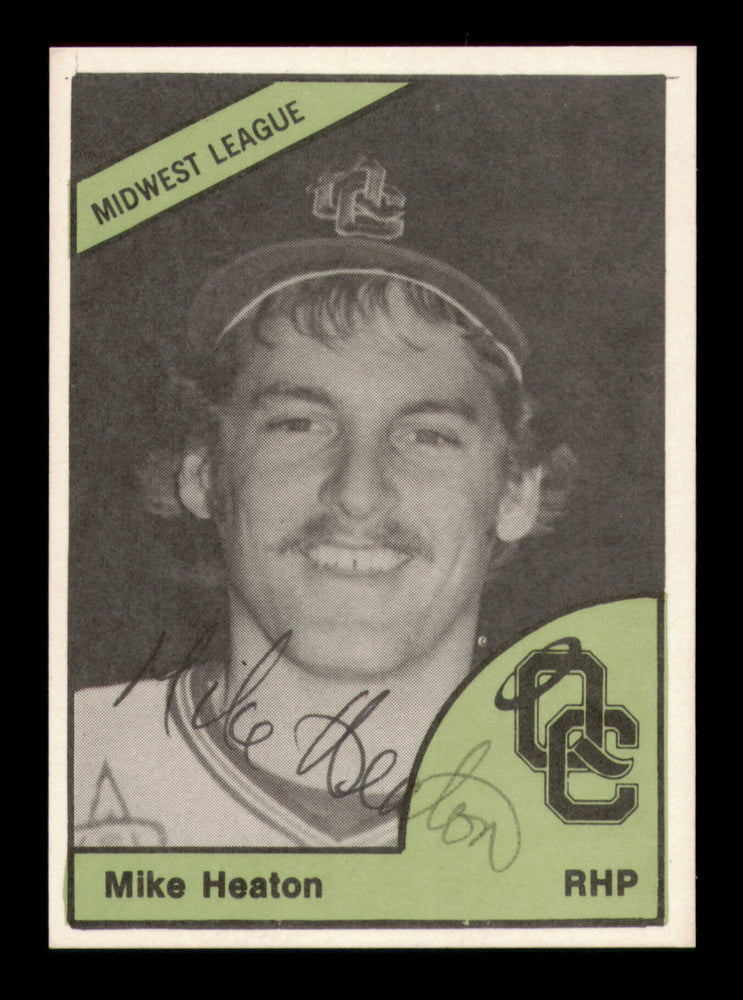 Mike Heaton Autographed 1978 TCMA Rookie Card #264 Quad City Angels