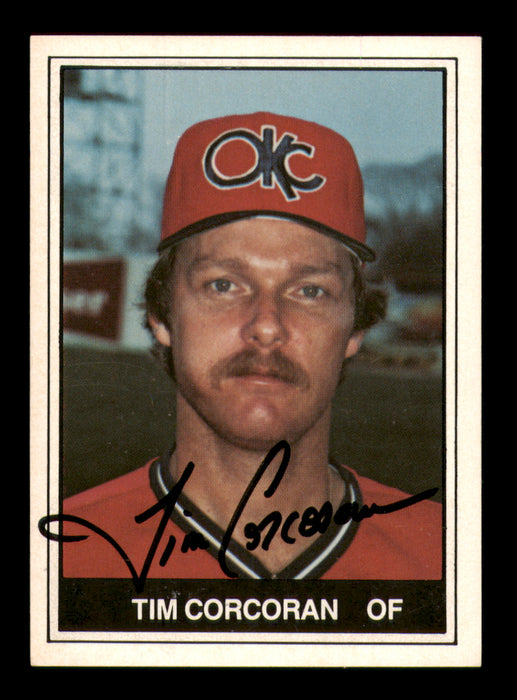 Tim Corcoran Autographed 1982 TCMA Rookie Card #3 Oklahoma City 89ers