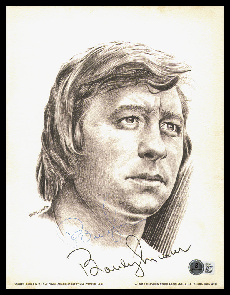 Bobby Murcer Autographed 9x11 Photo New York Yankees Beckett BAS QR #BM37457