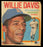 Willie Davis Autographed 1970 Topps Poster Los Angeles Dodgers #3 Beckett BAS QR #BM37444