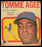 Tommie Agee Autographed 1970 Topps Poster New York Mets #13 Beckett BAS QR #BM37472