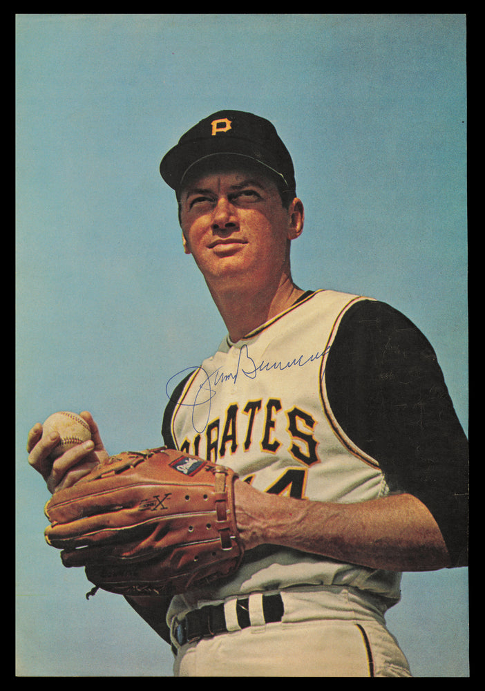 Jim Bunning Autographed 7.5x10.5 Magazine Page Photo Pittsburgh Pirates