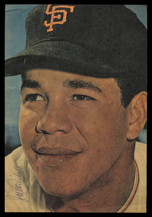 Juan Marichal Autographed 7.5x11 Magazine Page Photo San Francisco Giants Vintage Signature