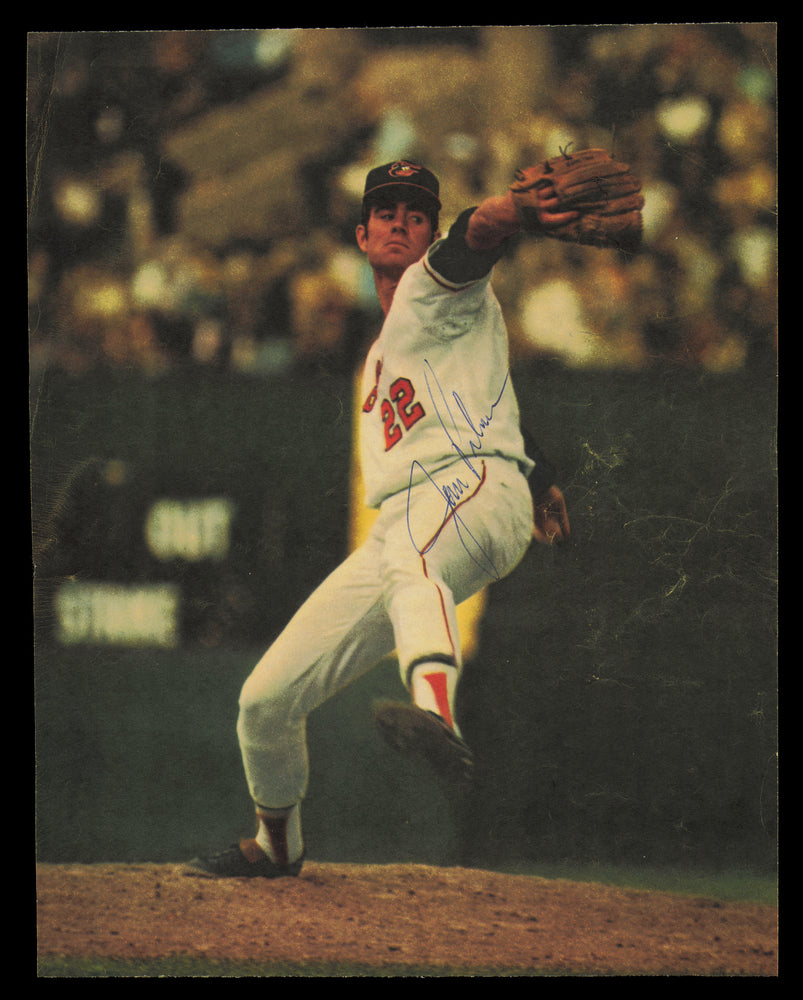 Jim Palmer Autographed 8x9.5 Magazine Page Photo Baltimore Orioles