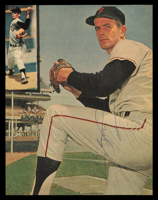 Gaylord Perry Autographed 7x9 Magazine Page Photo San Francisco Giants
