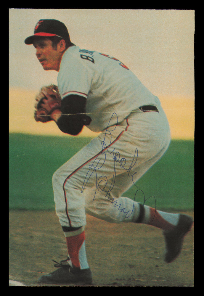 Brooks Robinson Autographed 5x8 Magazine Page Photo Baltimore Orioles