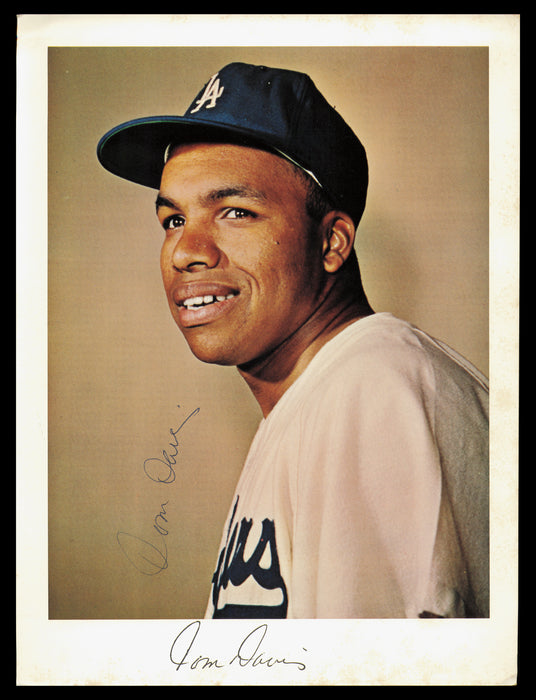 Tommy Davis Autographed 8x11 Photo Los Angeles Dodgers