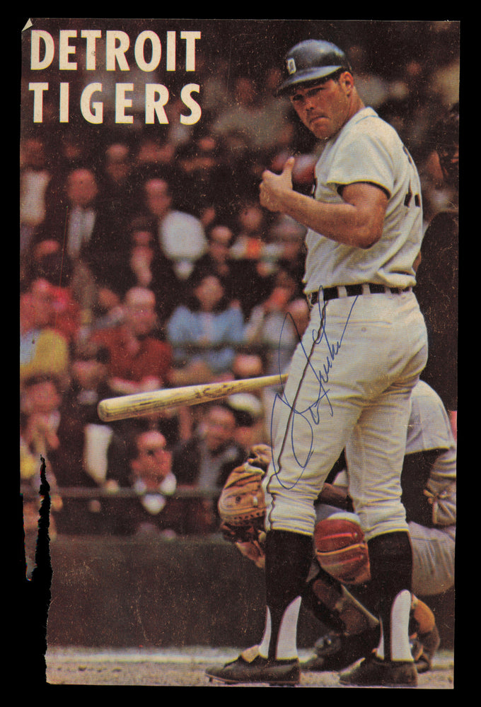 Bill Freehan Autographed 5.5x8.5 Magazine Page Photo Detroit Tigers