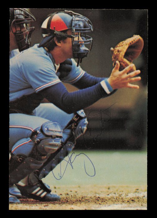 Gary Carter Autographed 4x6 Magazine Page Photo Montreal Expos