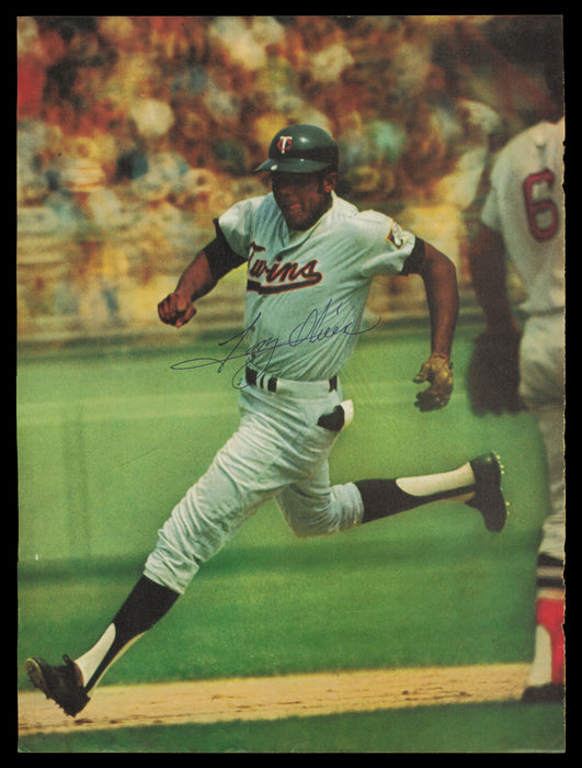 Tony Oliva Autographed 8.5x11.5 Magazine Page Photo Minnesota Twins