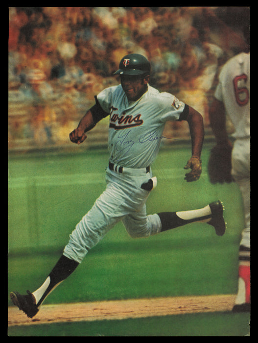 Tony Oliva Autographed 8.5x11.5 Magazine Page Photo Minnesota Twins