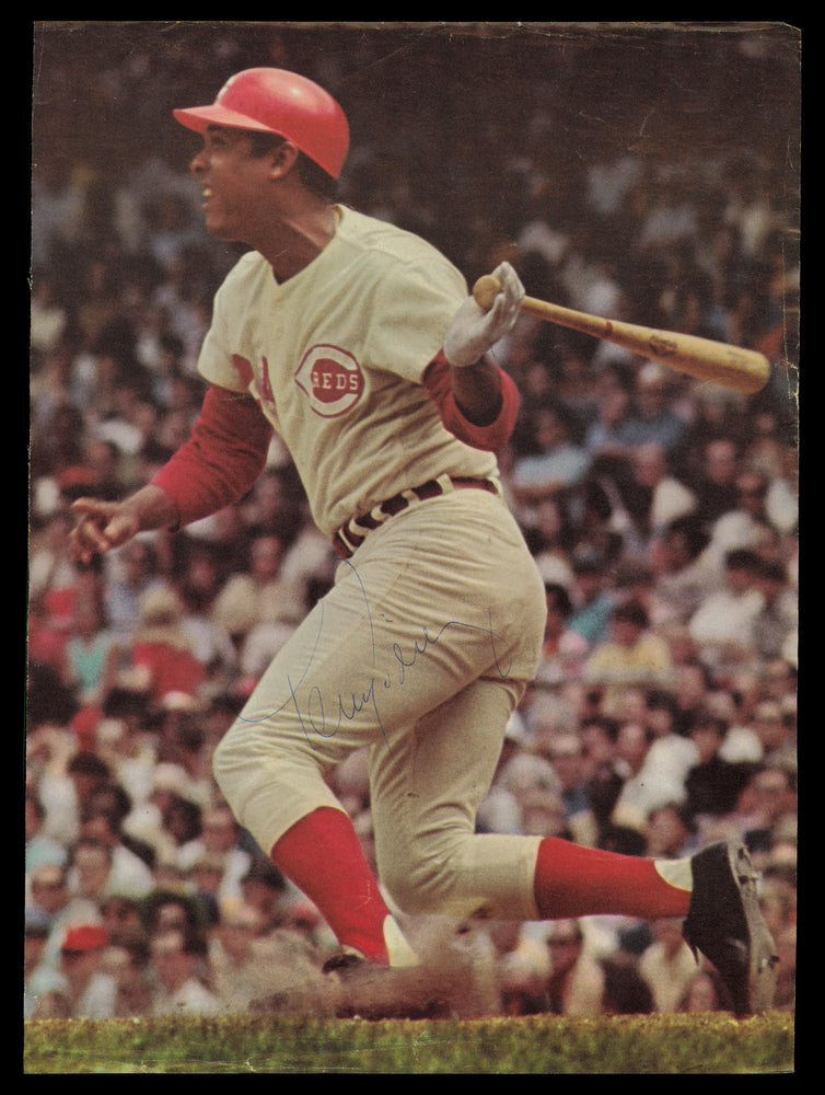 Tony Perez Autographed 8.5x11.5 Magazine Page Photo Cincinnati Reds