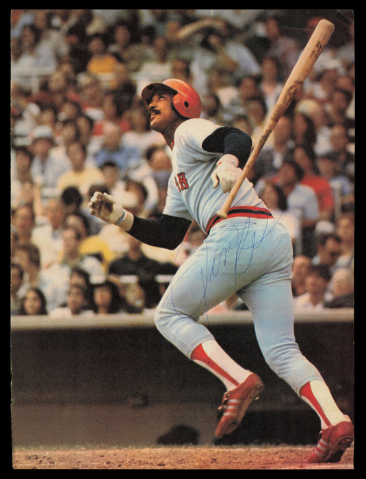 Jim Rice Autographed 8.5x11.5 Magazine Page Photo Boston Red Sox