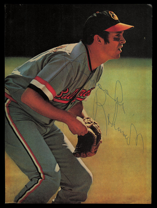 Brooks Robinson Autographed 8x11 Magazine Page Photo Baltimore Orioles
