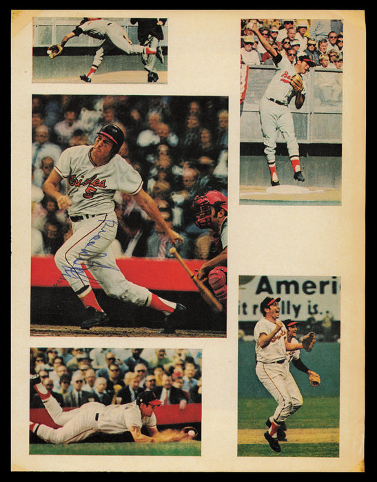 Brooks Robinson Autographed 8x11 Magazine Page Photo Baltimore Orioles