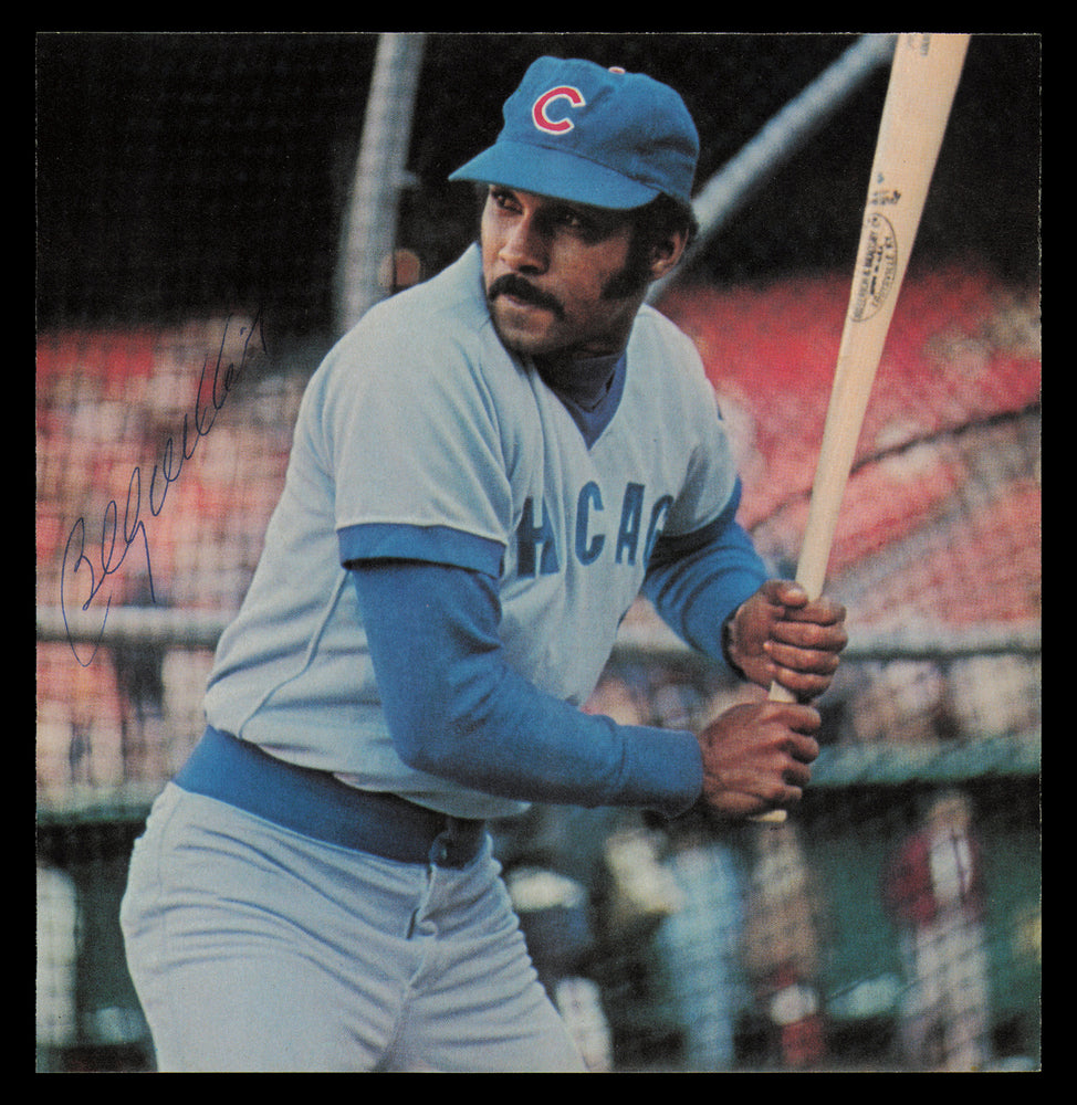 Billy Williams Autographed 7x7 Magazine Page Photo Chicago Cubs