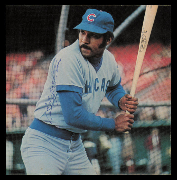 Billy Williams Autographed 7x7 Magazine Page Photo Chicago Cubs
