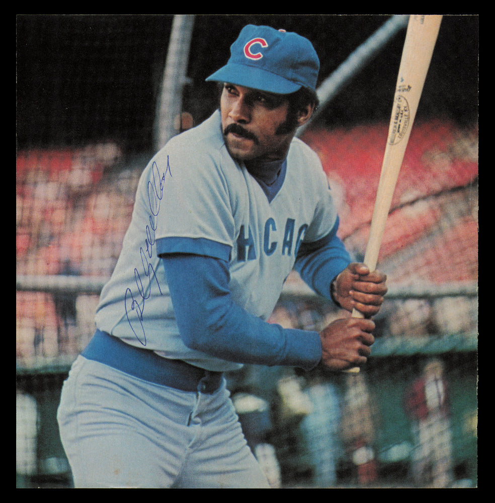 Billy Williams Autographed 7x7 Magazine Page Photo Chicago Cubs
